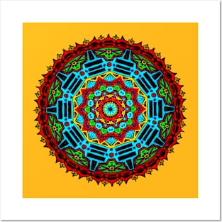 Sun Mandala Posters and Art